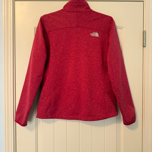 THE NORTH FACE WOMENS PINK CORAL JACKET GRAY‎ ZIPPER SIZE M - Picture 4 of 10